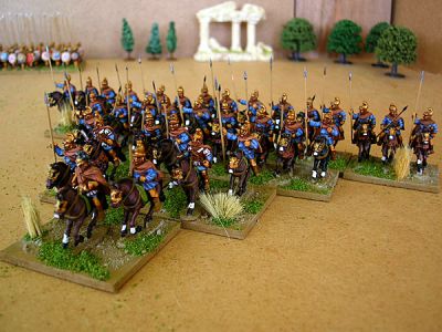 Bactrian lancers from theonetree Painting Service
 painted by [url=http://www.fieldofglory.net/index.html]theonetree Painting Service[/url] (click that link to go to their site for more info and pics)
Keywords: graco hcav