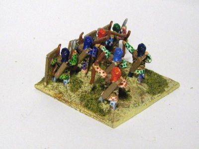 Persian Immortals with Pavise
Essex Immortals and archers (codes MPA114  Amrtaka (Immortal) H.I. javelin & pavise and MPA119 archers). Whicker effect simply by inking
Keywords: EAP