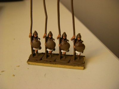 Hellenistic Pikemen
Pikemen being painted
Keywords: HHFOOT Alexandrian