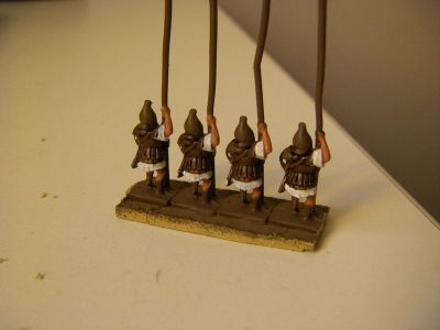 Hellenistic Pikemen
Pikemen being painted
Keywords: HHFOOT Alexandrian
