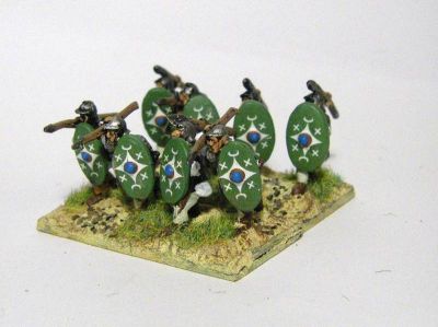 Late Roman Auxilia
Donnington armoured auxilia. Mixed figures from various codes, including Palmyrans
Keywords: LIR EIR