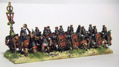 Early Imperial Roman Legionaries
EIR Legionaries from Old Glory, with LBMS Shield transfers
Keywords: EIR