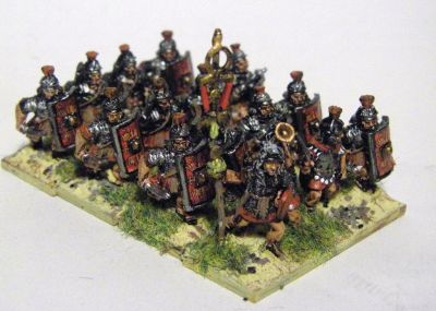 Early Imperial Roman Legionaries
EIR Legionaries from Old Glory, with LBMS Shield transfers
Keywords: EIR