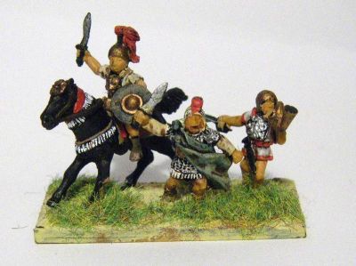 Corvus Belli Spanish Scutarii
Scutarii (and mounted officers)
Keywords: ASPANISH