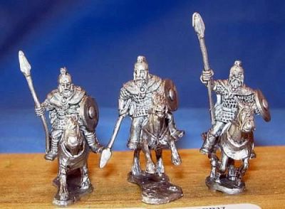 Romano-British Cavalry
Romano-British from [url=http://www.splinteredlightminis.com]Splintered Light[/url]. Photos with kind permission of the manufacturer. 
Keywords: Romano LIR