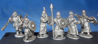 Scots-Irish Superior armoured warriors (Attecotti)
Scots Irish from [url=http://www.splinteredlightminis.com/scotirish.html]Splintered Light[/url] Photos with permission of the manufacturer. 
Keywords: pict