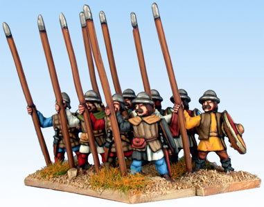 Medieval Spearmen
Pro-painted by [url=http://www.steve-dean.co.uk/] Steve Dean Painting [/url]
Keywords: medspear