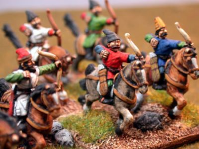 Mongol / Nomad Cavalry
Painted by the impressive [url=http://www.steve-dean.co.uk/] Steve Dean Painting Service[/url]
Keywords: lmongol hunnic esarmatian timurid