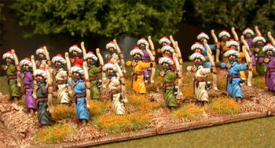 Ottoman / Turkish Bowmen
Pro-painted by the very impressive [url=http://www.steve-dean.co.uk/] Steve Dean painting[/url], used by Essex for their own Gallery pictures
Keywords: ottoman turk