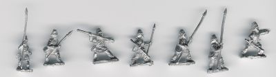 Catalan Almughavars
Alain Touller's Catalan Almughavar figures showing all the poses in the range unpainted
Keywords: Catalan