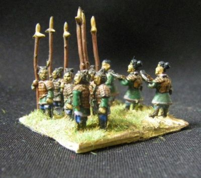 Chinese crossbow armed troops
Museum Miniatures crossbowmen
Keywords: Han