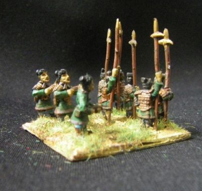 Chinese crossbow armed troops
Museum Miniatures crossbowmen
Keywords: Han