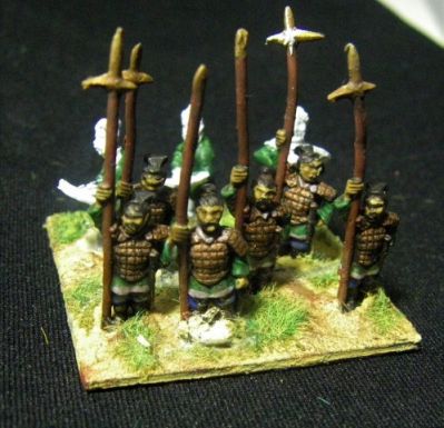 Chinese crossbow armed troops
Museum Miniatures crossbowmen
Keywords: Han