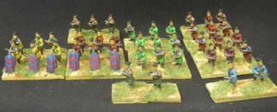 Chinese crossbow armed troops
Museum Miniatures crossbowmen
Keywords: Han