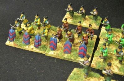 Chinese crossbow armed troops
Museum Miniatures crossbowmen
Keywords: Han