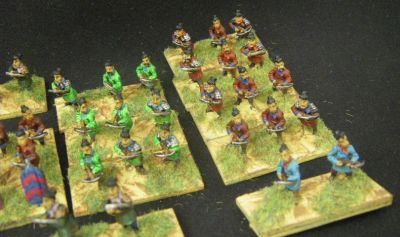 Chinese crossbow armed troops
Museum Miniatures crossbowmen
Keywords: Han