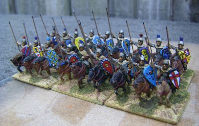 Nikephorian & Late Thematic Kavalloroi
Converted Essex Maurikian figures
