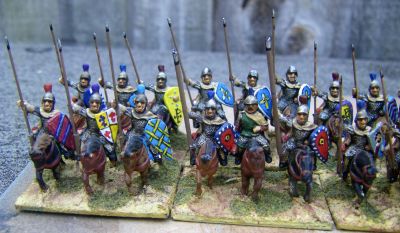 Nikephorian & Late Thematic Kavalloroi
Converted Essex Maurikian figures
