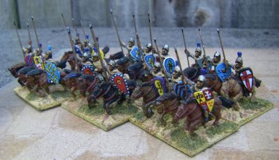 Nikephorian & Late Thematic Kavalloroi
Converted Essex Maurikian figures
