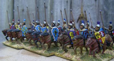 Nikephorian & Late Thematic Kavalloroi
Converted Essex Maurikian figures
