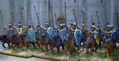Nikephorian & Late Thematic Kavalloroi
Converted Essex Maurikian figures
