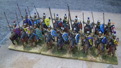 Nikephorian & Late Thematic Kavalloroi
Converted Essex Maurikian figures
