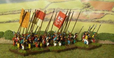 Blue Moon Unarmoured Swiss Pikemen
the rather large 15/18mm Blue Moon pikemen
Keywords: Swiss