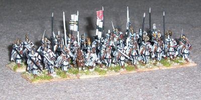 Teutonic Knights
Teutons from Mirliton - http://www.vexillia.ltd.uk/
Painted by Peter Hagel
Keywords: teuton