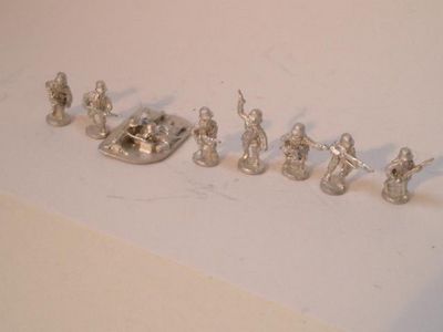 WW2 German Infantry pack
unpainted infantry set from the Baggage Train
Keywords: German