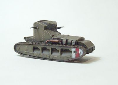 Whippet
WW 1 tanks from Wargames South made by Robert Hine and painted by the talented Mr Paul Cook
Keywords: WW1