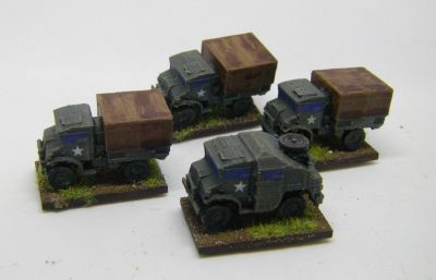 British Trucks and Quad Tractor
