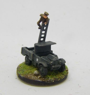 Artillery Observer
Up a ladder on a truck!
