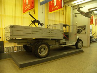 Truck with AA MG
