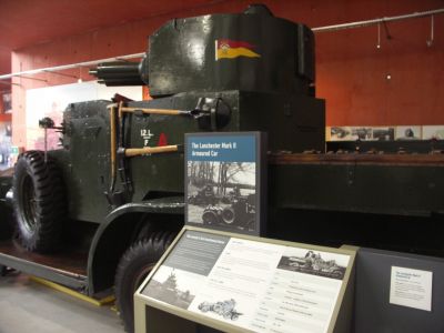 Lanchester Armoured Car
By 1939, most Lanchesters (13 Mk I, 1 Mk IA, 5 Mk II, 3 Mk IIA) were sent to the Far East and assigned to the Selangor and Perak battalions of Federated Malay States Volunteer Force, the Singapore Volunteer Corps, Straits Settlements Volunteer Force and the 2nd battalion of Argyll & Sutherland Highlanders in Malaya. Some of these took part in the Malayan Campaign (December 1941 - 15 February 1942) against Japan.
