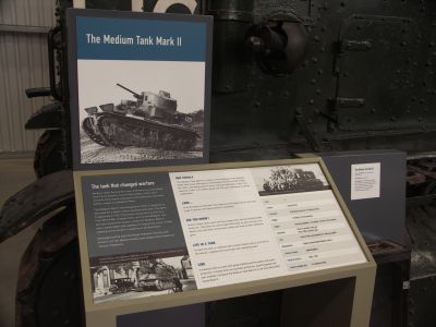 Vickers Mk II 
The Vickers Medium Mark II was a British tank built by Vickers in the Inter-war period.
The Medium Mark II, derived from the Vickers Medium Mark I, was developed to replace the last of the Medium Mark Cs still in use. Production and rebuilding ran from 1925 until 1934. The tank was phased out of service from 1939, replaced by the Cruiser Mk I
