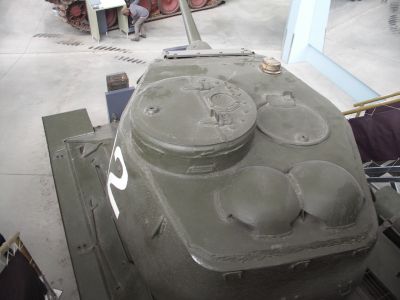 T34/85
Although a T-34-85 was still not a match for a Panther, the improved firepower made it much more effective than before. The decision to improve the existing design instead of tooling up for a new one allowed the Soviets to manufacture tanks in such numbers that the difference in capabilities could be considered insignificant.
