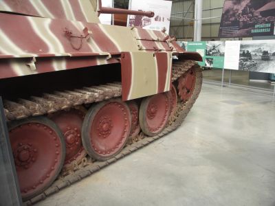 Panther
Until 1944, it was designated as the Panzerkampfwagen V Panther and had the ordnance inventory designation of Sd.Kfz. 171. On 27 February 1944, Hitler ordered that the Roman numeral V be deleted from the designation.
