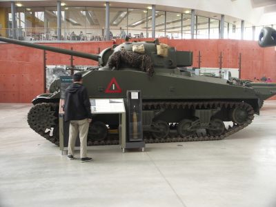 Sherman
The M4A1 Sherman first saw combat at the Second Battle of El Alamein in October 1942 with the British 8th Army. The first U.S. Shermans in battle were M4A1s in Operation Torch the next month. At this time, Shermans successfully engaged German Panzer IIIs with long barreled 50 mm L/60 guns, and Panzer IVs with short barreled 75 mm L/24 guns
