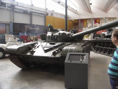 T72
While the T-64 was perhaps the world's most advanced battle tank design when introduced, it was too expensive to equip all the Soviet tank armies, let alone Warsaw Pact (WARPAC) allies. Therefore the parallel development of a so-called "mobilization model" was ordered, while T-64 development and production continued. An "economy" tank with the old design V-46 powerplant was developed from 1967 at the Uralvagonzavod Factory located in Nizhny Tagil. Chief engineer Leoni
