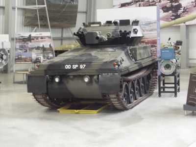 Scorpion
The Alvis Scorpion was originally developed to meet a British Army requirement for the Combat Vehicle Reconnaissance (Tracked) or CVR(T). In 1967 Alvis were awarded the contract to produce 30 CVR(T) prototypes. Vehicles P1�P17 being the Scorpion prototypes were delivered on time and within the budget
