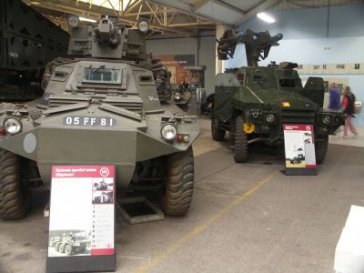  FV603 Saracen
The FV603 Saracen is a six-wheeled armoured personnel carrier built by Alvis and used by the British Army. It became a recognisable vehicle as a result of its part in the policing of Northern Ireland. 
