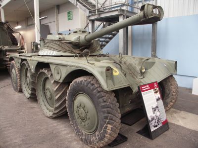 Panhard EBR
The Panhard EBR (Panhard Engin Blind� de Reconnaissance, French: Armored Reconnaissance Vehicle) is an armoured car designed by Panhard for the French Army and later used across the globe, notably by the French Army during the Algerian War and the Portuguese Army during the Portuguese Colonial War in Angola, Mozambique and Guinea-Bissau.
