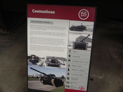 Contentious
The vehicle's role was for a flexible strategic response to conflicts around the last vestiges of Empire. Despite the low intensity of such conflicts, it was assumed that the increasing supply of Soviet T-54 tanks to satellite states would require an anti-tank capability greater than previous light tanks.
