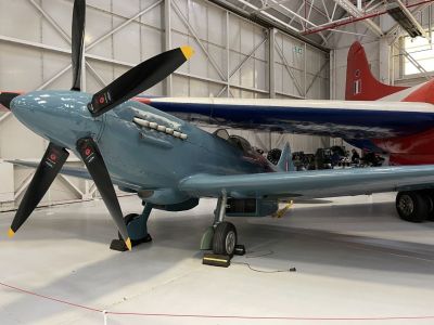 Post War racing Spitfire
At RAF Cosford Museum
