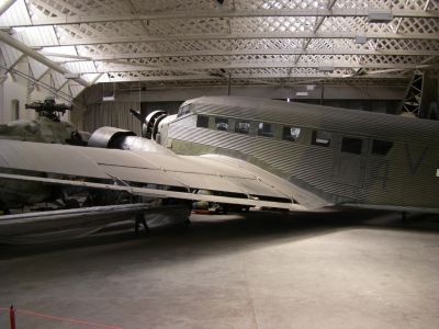 JU52 
Originally a Spanish version, now resprayed as a German one
