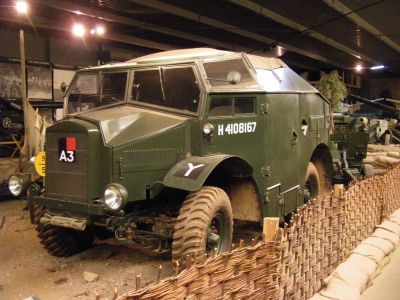 Morris Quad Gun Tractor
In the Land Warfare Hall 
