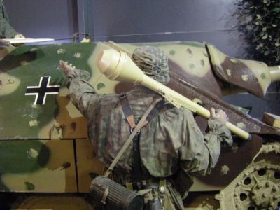 'Faust carrier & Hetzer
In the land warfare hall 
