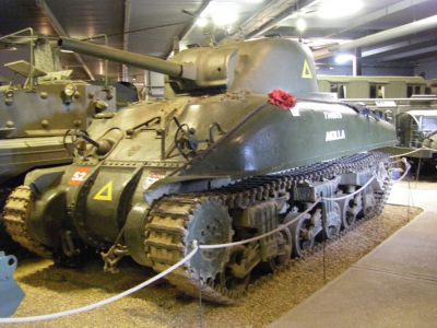 Canadian built Sherman
In the land warfare hall 
