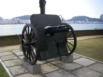 Images from Fort Copacabana, Rio - 5-barrel quick-firing gun
[url=http://en.wikipedia.org/wiki/Fort_Copacabana]Fort Copacabana, Rio[/url] contains the Museum of the History of the Brazilian Army and a coastal defense fort, Fort Copacabana. This is a 5-barrel quick-firing gun, each barrel being of 37mm. Brazil purchased this Hotchkiss revolving cannon, in 1876. 
