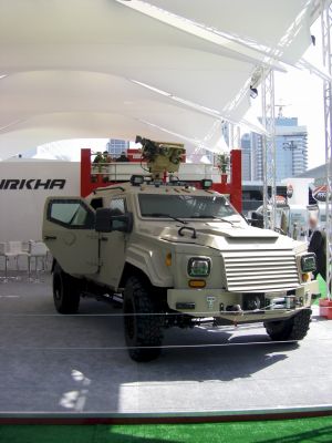 Photos of AFVs at the IDEX 2013 exhibition 
